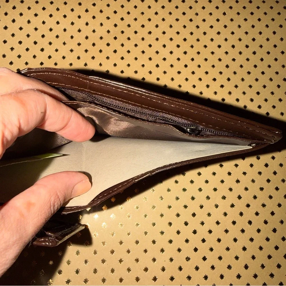 🆕 NEW Men's Genuine Leather Brown Wallet